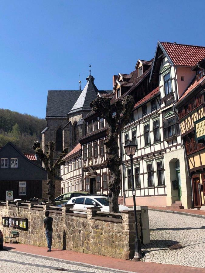Apartment Am Alten Markt Stolberg i. Harz Esterno foto
